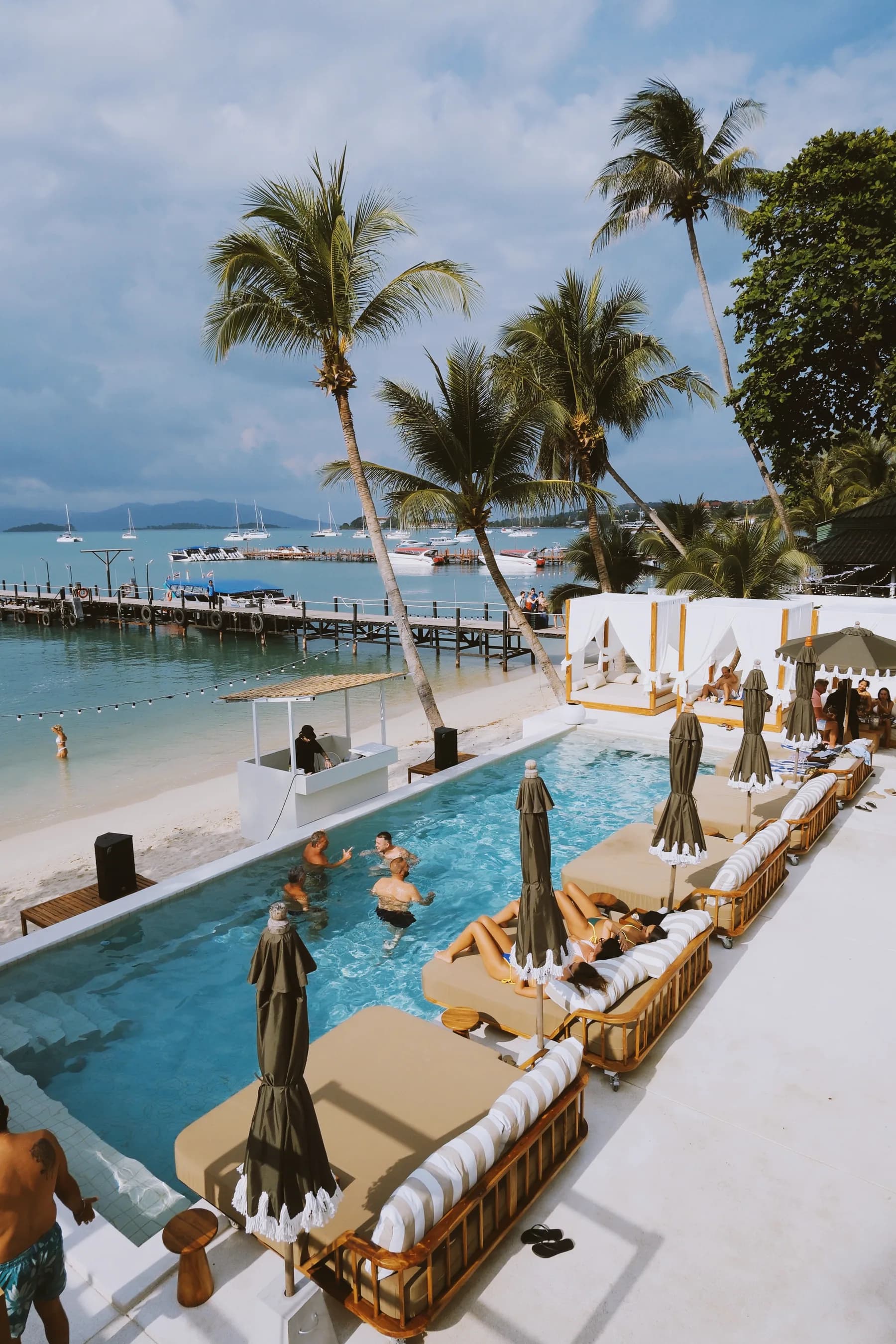 The Door pool and Bangrak Beach
